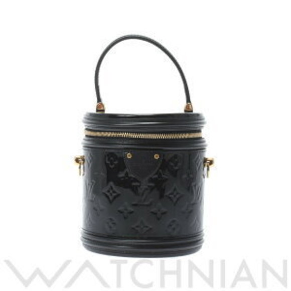 Louis Vuitton Cannes Noir Black Vernis Handbag - Picture 1 of 9
